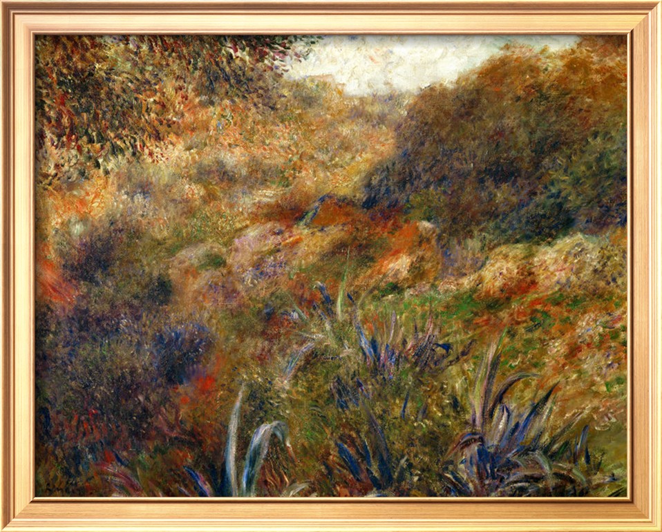 Algerian Landscape the Gorge of the Femme Sauvage 1881 - Pierre Auguste Renoir Painting
